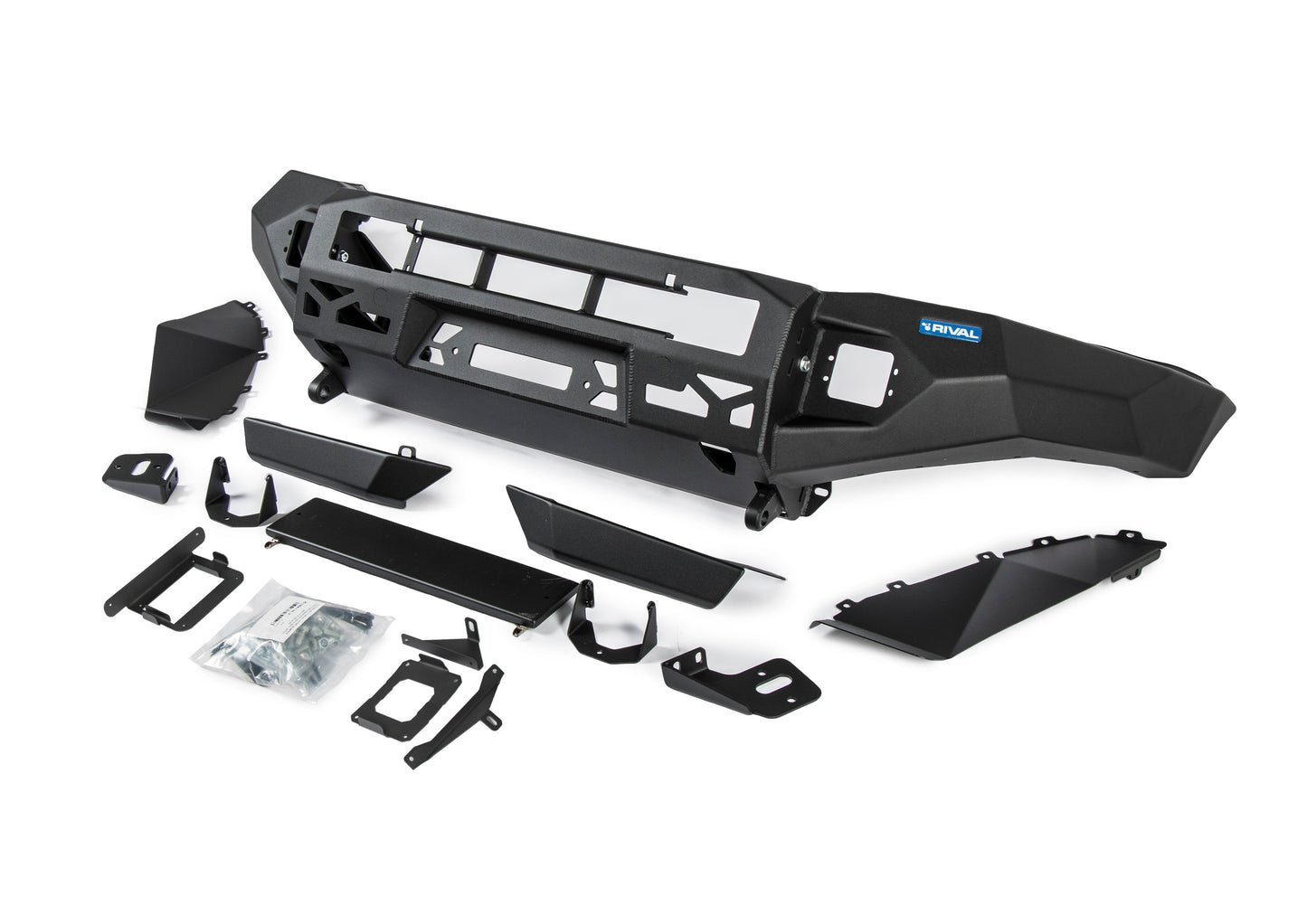Aluminium Front Bar - Ford Ranger PX1/PX2/PX3 / Ford Everest (2015–2022), includes RIVAL FOG Lights