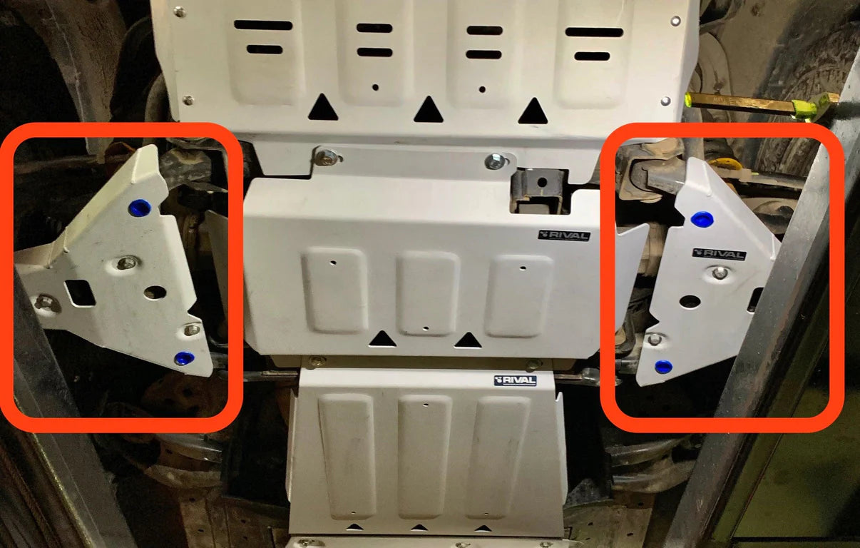 RIVAL Aluminum Lower Control Arm Skid Plate Ford Ranger 2015-2022 - RIVAL 4x4 Asia | Middle East | Africa