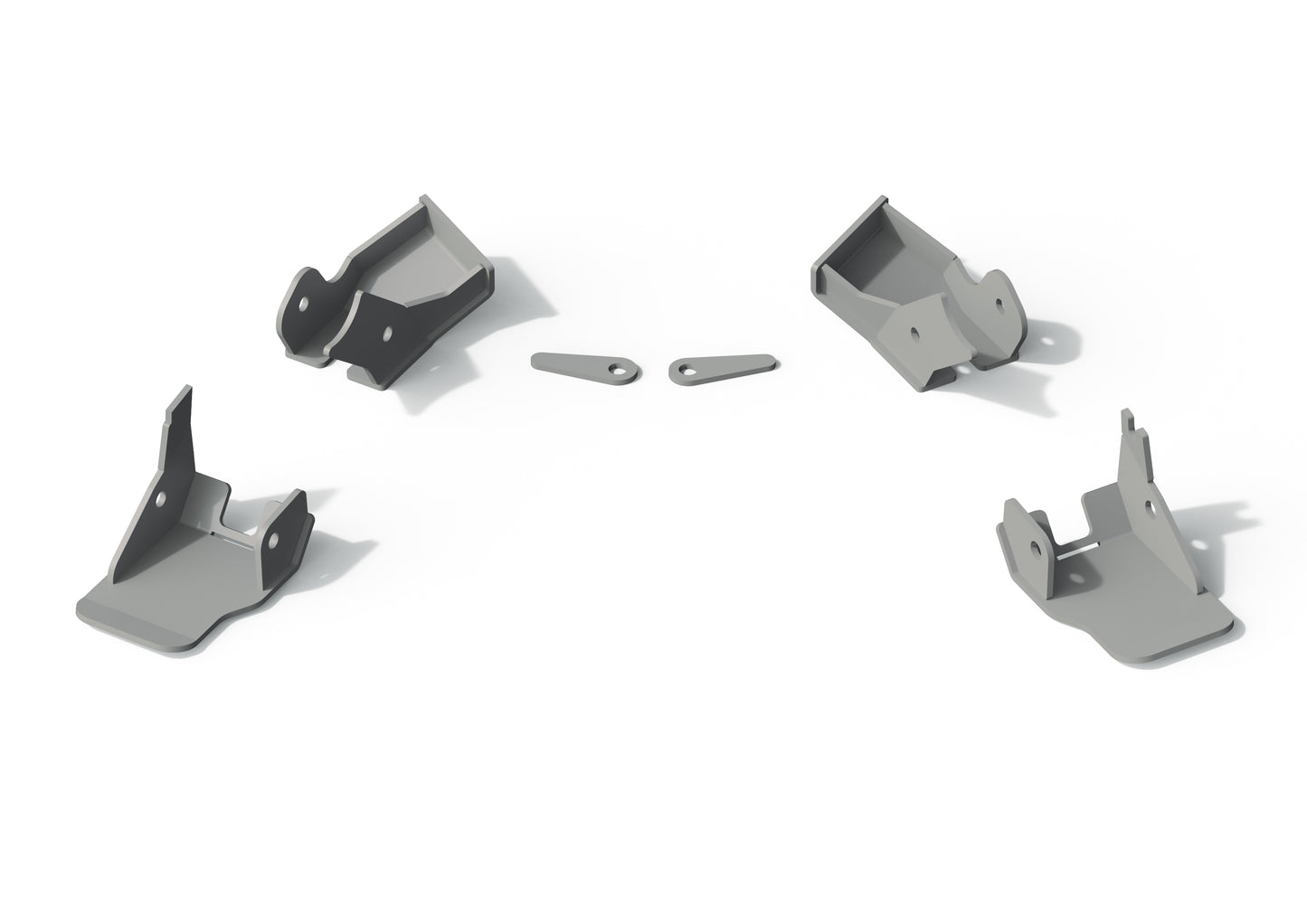 RIVAL Aluminum Front and Rear Lower Control Arm Skid Plate Jeep Wrangler JL 2018- - RIVAL 4x4 Asia | Middle East | Africa