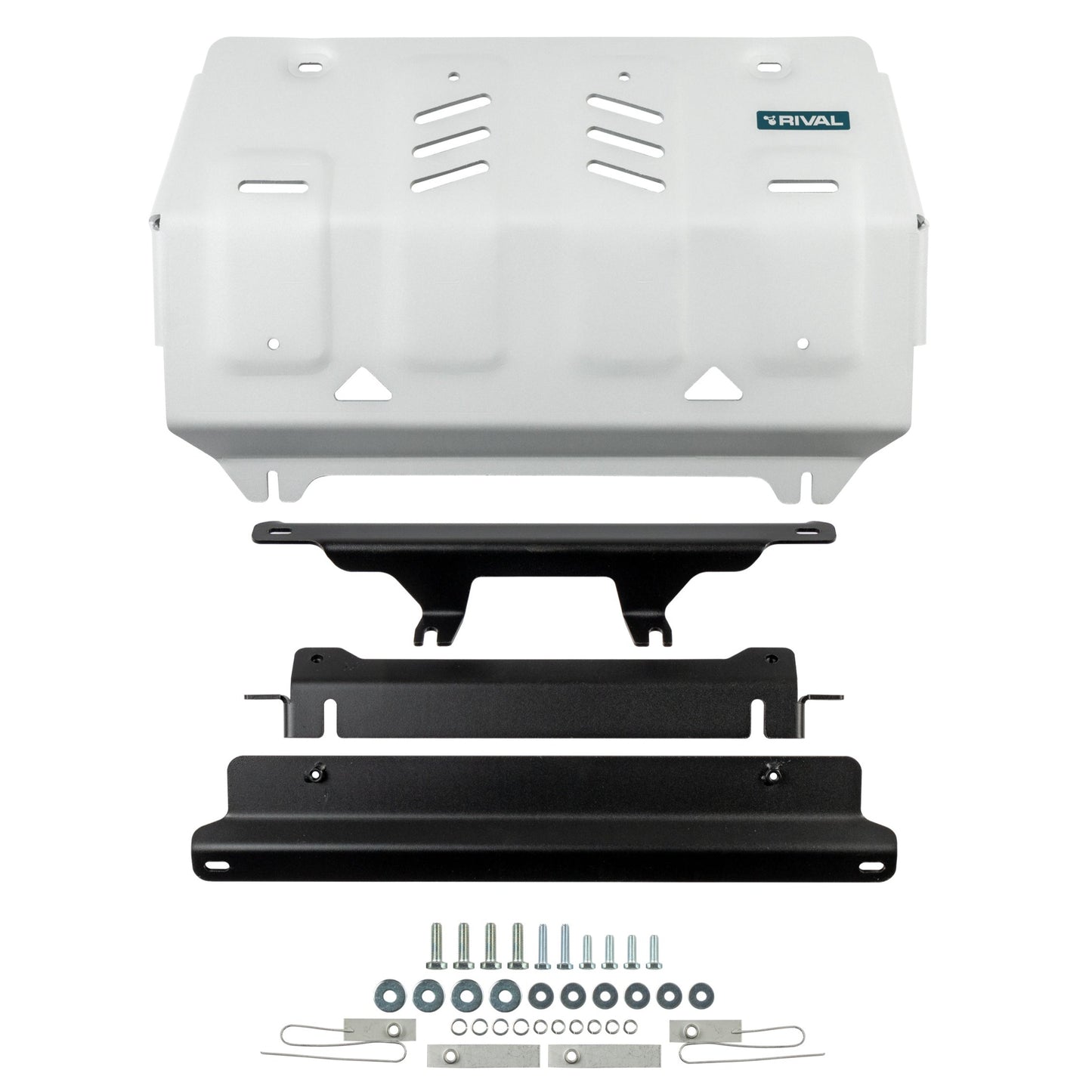 RIVAL Aluminum Radiator Skid Plate Mitsubishi L200 2015- / Pajero Sport 2016- - RIVAL 4x4 Asia | Middle East | Africa