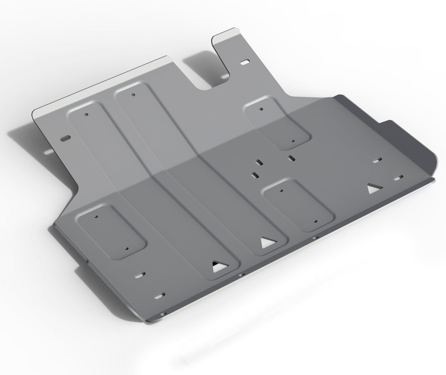 RIVAL Aluminum Gearbox + Transfer Case Skid Plate Land Cruiser HZJ78 / HZJ79 2007- - RIVAL 4x4 Asia | Middle East | Africa