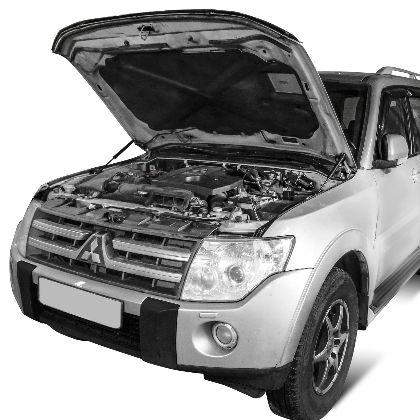 RIVAL Hood Lifts Mitsubishi Pajero iV 2016- - RIVAL 4x4 Asia | Middle East | Africa