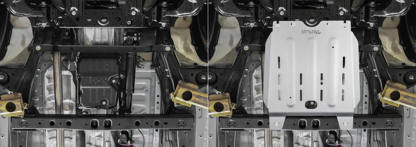 Aluminium Transmission Bash Plate – Toyota Hilux / Fortuner (2015–Present) | New Design