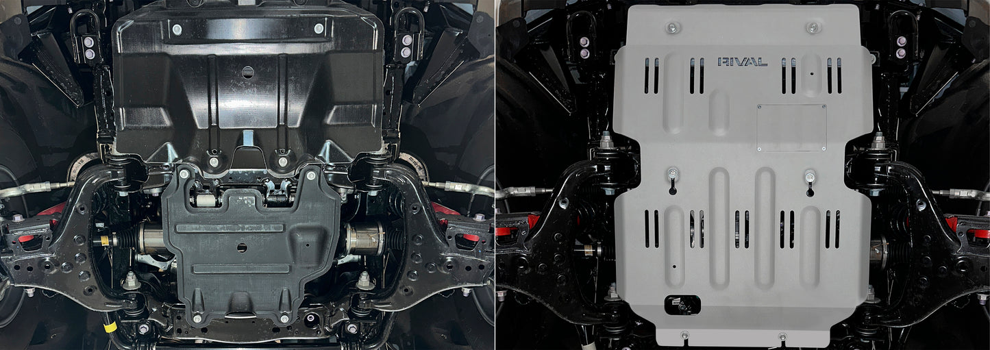 Aluminum Engine Skid Plate – Toyota Tacoma Hybrid (4th Gen) (2024–Present)