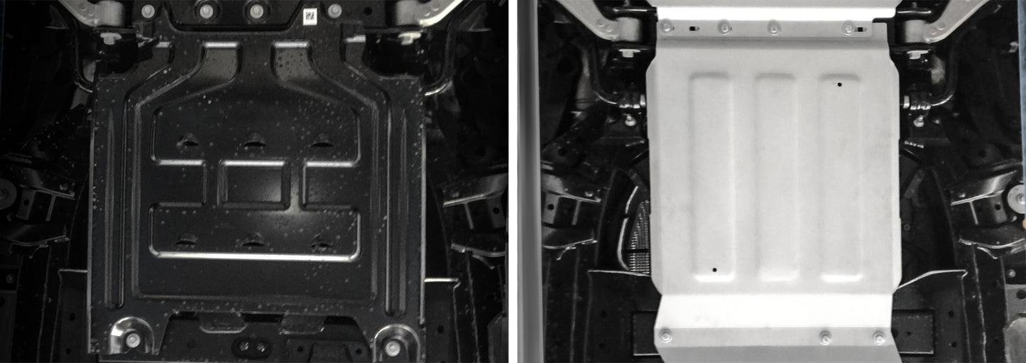 Aluminium Gearbox Skid Plate – Ford Ranger (2012–2022) / Ranger Raptor (2019–2022)