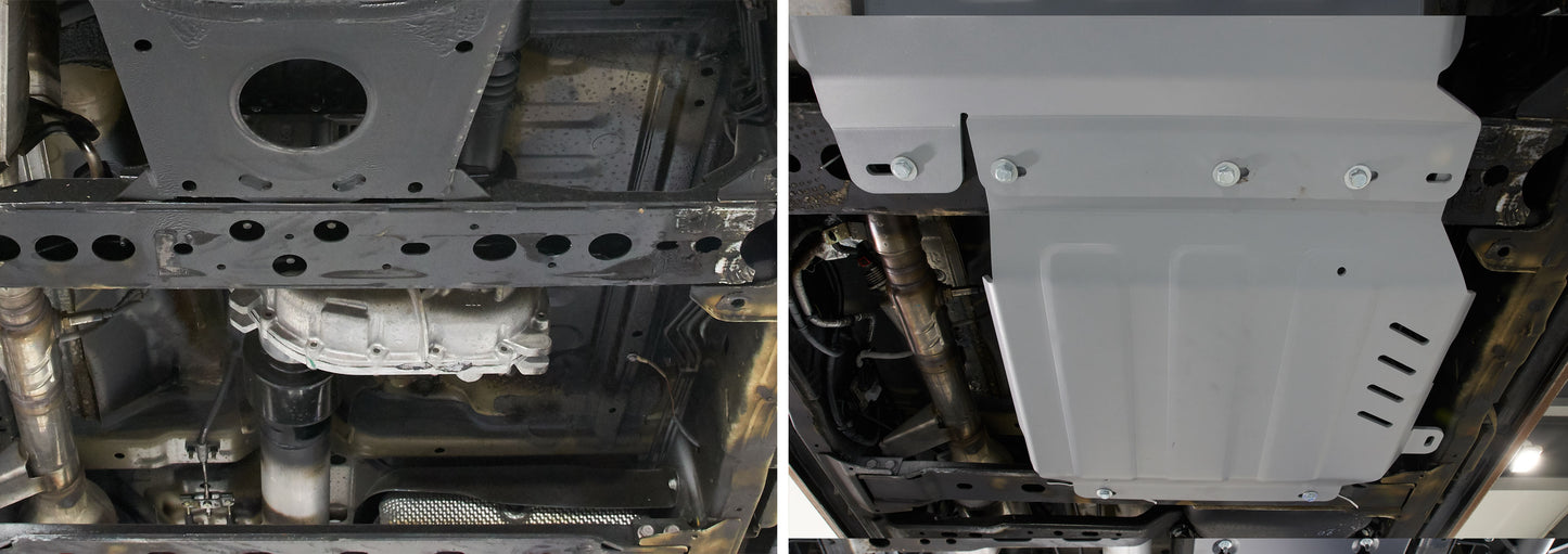 Aluminium Transfer Case Skid Plate – Nissan Navara (2005–On) / Pathfinder (2005–2014) / Mercedes-Benz X-Class (2018–Present)