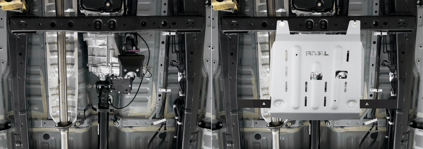 Aluminium Transfer Case Skid Plate - Toyota Hilux / Fortuner (2015–Present) | New Design