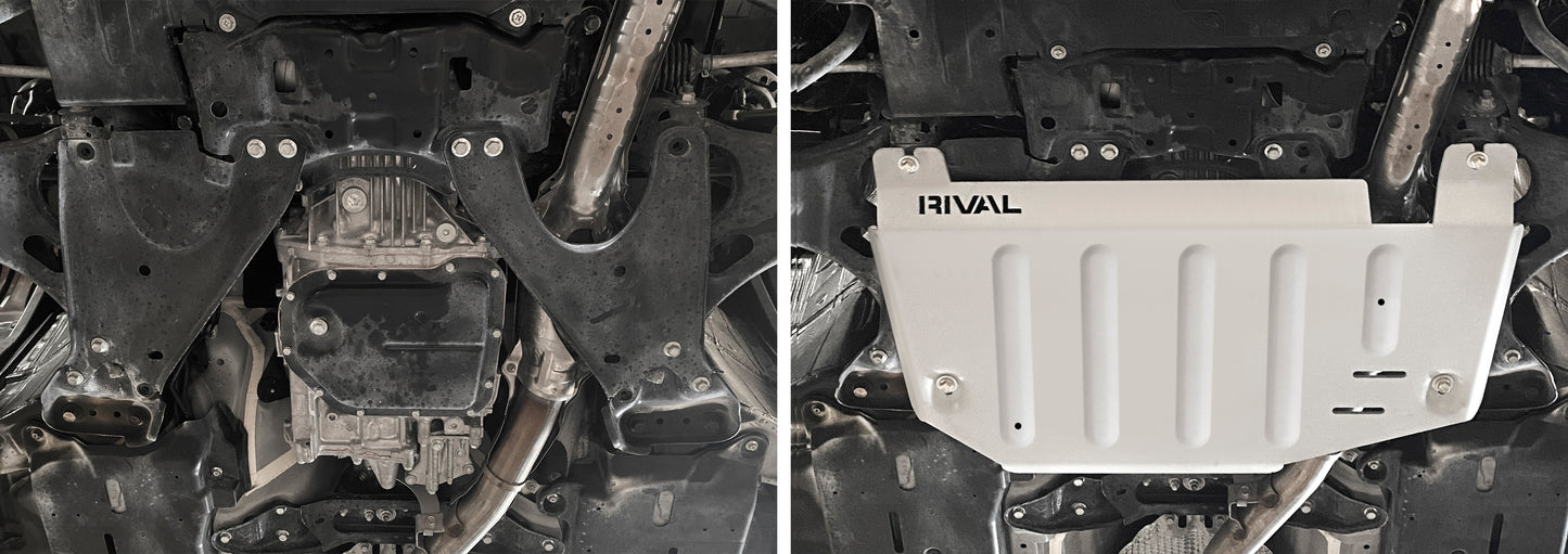 Aluminum Transmission Skid Plate - Subaru Forester (2019-2022), Outback (2020-2022) both including Wilderness