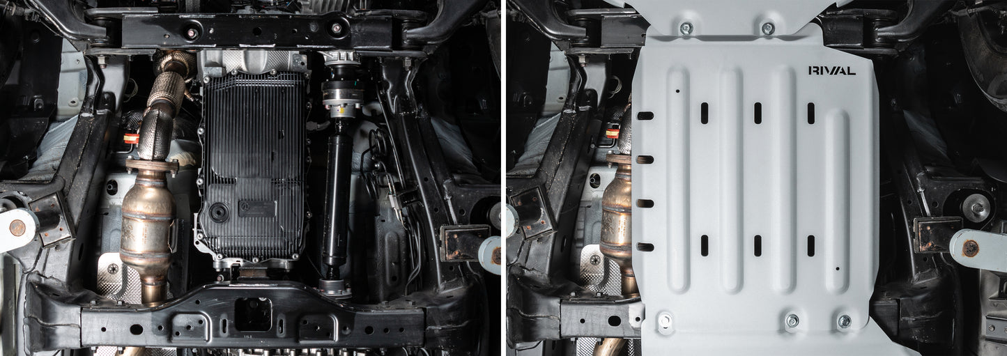 Aluminum Gearbox Skid Plate - Tank 300 (2021-Present), V - 2.0T, At, 4Wd + Fitting Kit