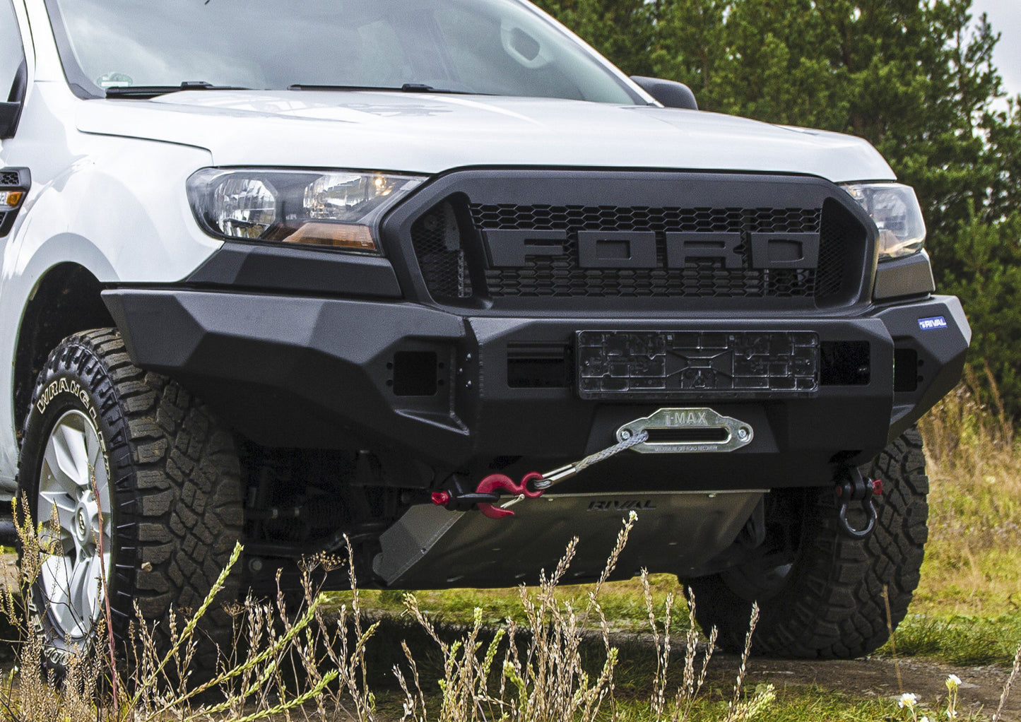 Aluminium Front Bar - Ford Ranger PX1/PX2/PX3 / Ford Everest (2015–2022), includes RIVAL FOG Lights