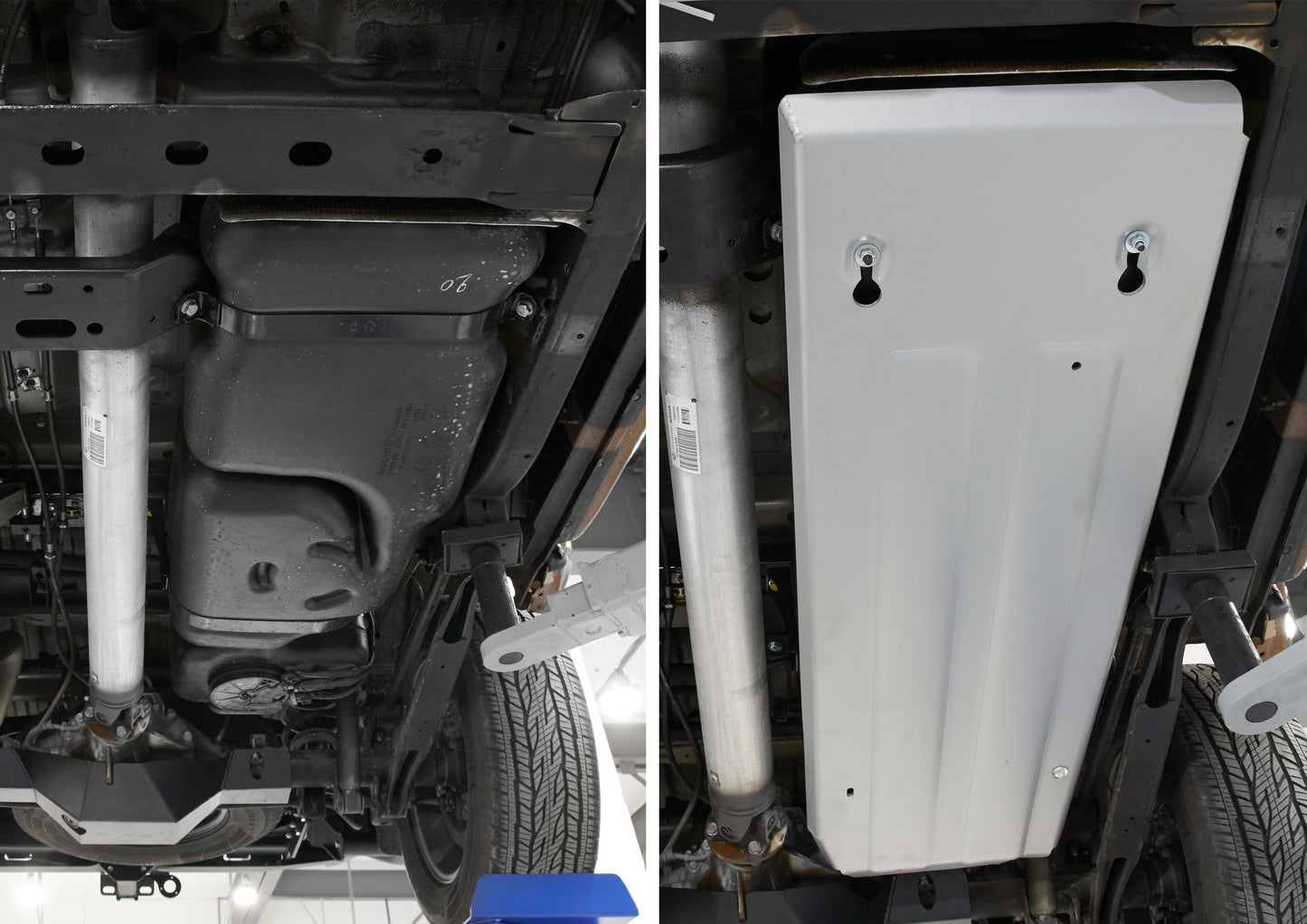 Aluminium Fuel Tank Skid Plate – Nissan Navara (2005–2020) / Pathfinder (2005–2014)