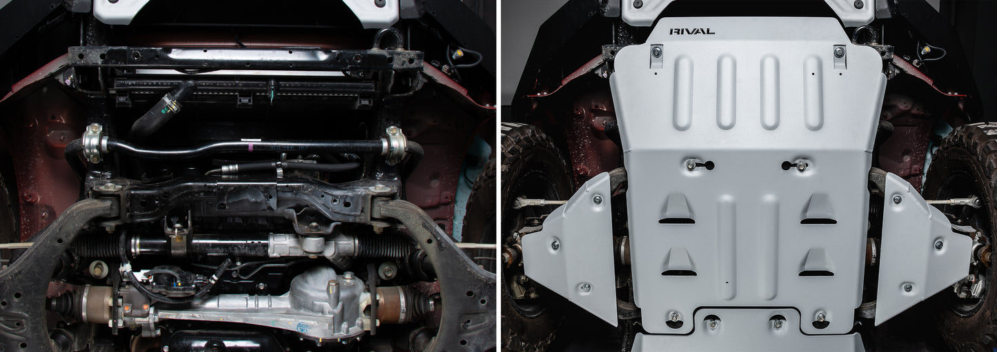 Aluminium Engine Skid Plate – Isuzu D-Max / Mazda BT-50 (2021–Present)