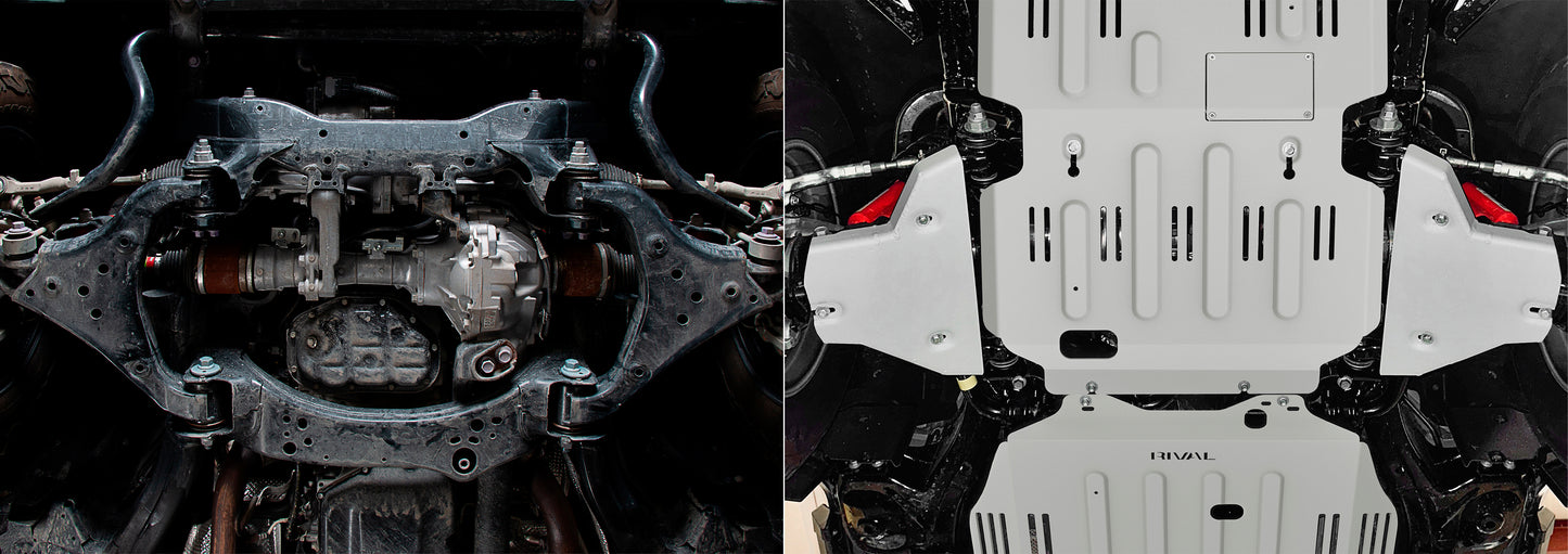 Aluminum Lower Control Arms Skid Plate – Toyota Tacoma (4th Gen) 2024