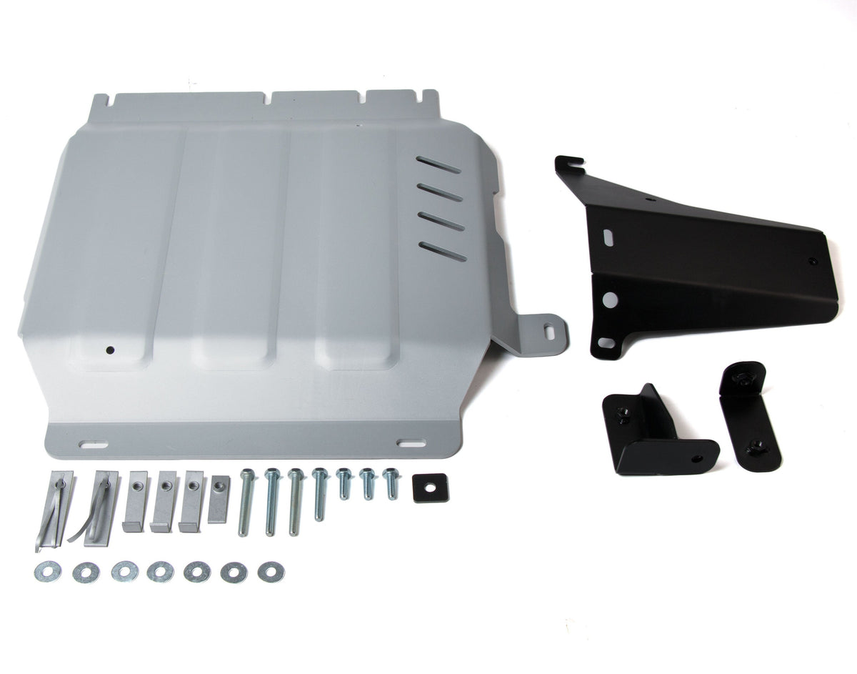 RIVAL Aluminum Transfer Case Skid Plate Nissan Navara 2005-2020 / Merc ...