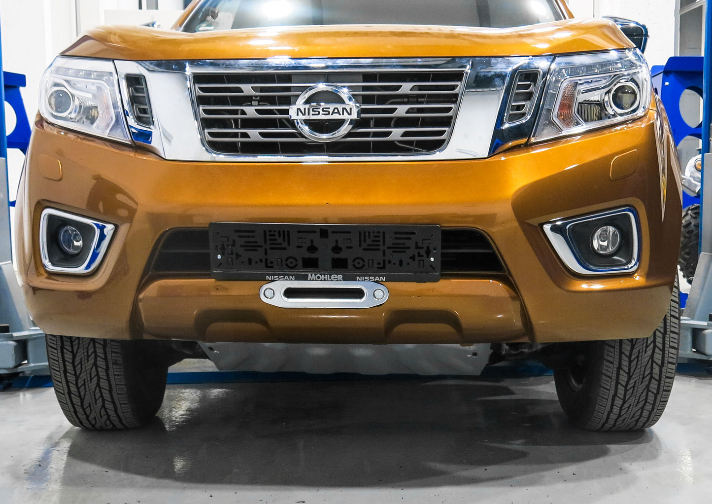 RIVAL Hidden Winch Mount Nissan Navara 2015-2022 - RIVAL 4x4 Middle East | Africa | Asia