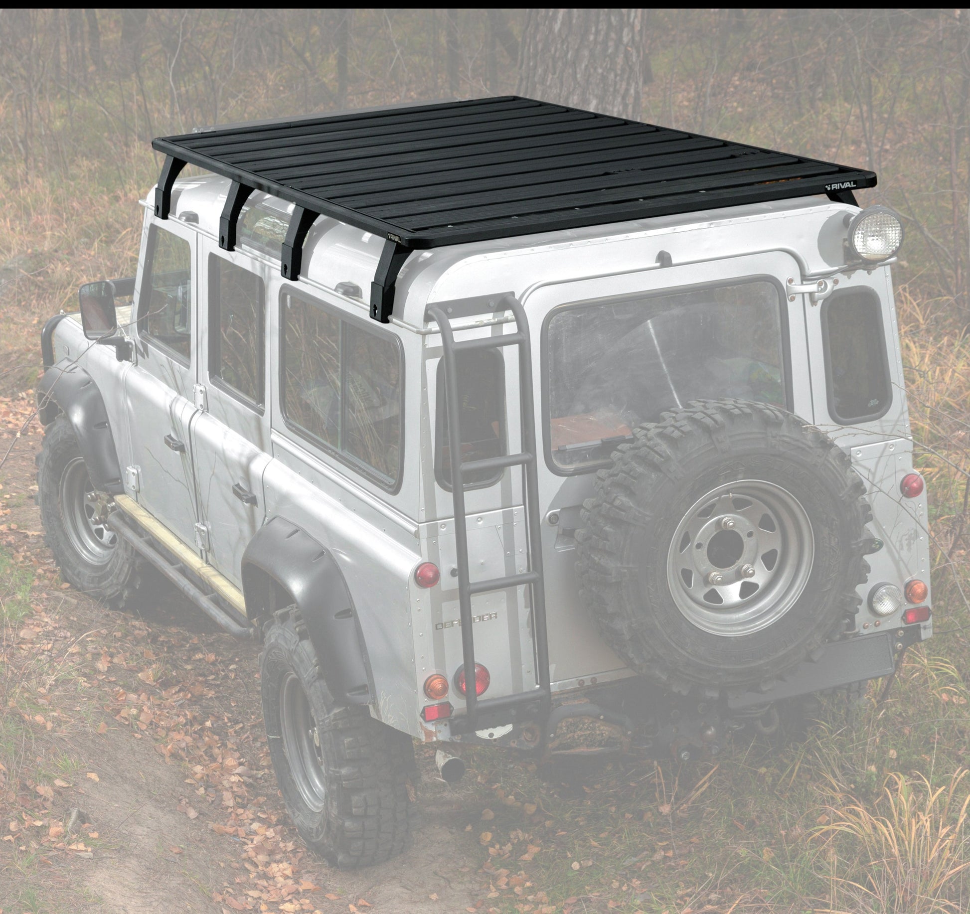 RIVAL Aluminum Roof Rack Land Rover Defender 110 1990-2016 - RIVAL 4x4 Middle East | Africa | Asia