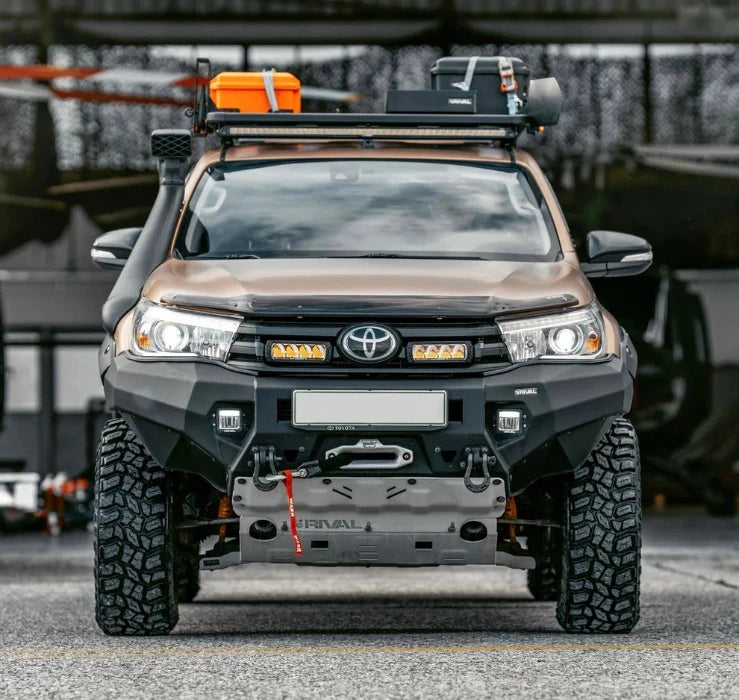 RIVAL Front Aluminum Bumper Toyota Hilux 2015-2021 - RIVAL 4x4  Asia | Middle East | Africa