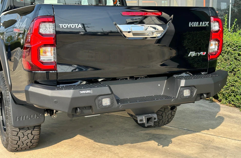 RIVAL Rear Aluminum Bumper Toyota Hilux 2011- - RIVAL 4x4 Middle East | Africa | Asia