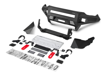 Aluminium Front Bar – Isuzu D-Max (2021–Present) 4x4, Includes RIVAL LED Fog Lights (Set of 2)