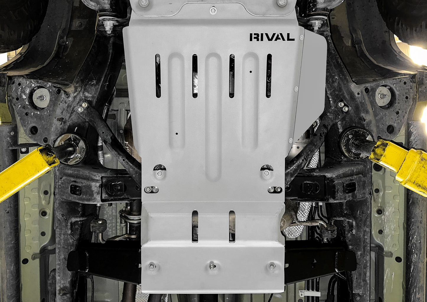 Aluminum Transmission & Transfer Case Skid Plate – Toyota Tacoma (2016–2023)