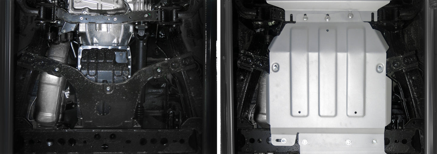 Aluminum Gearbox Skid Plate – Mercedes Benz X-Class (2018–Present)