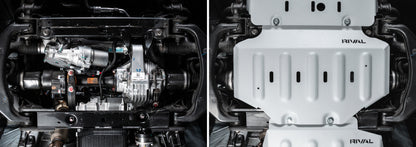 Aluminum Engine Skid Plate - Tank 300 2.0L At 4Wd (2021-Present) / Tank 500 3.0L At 4Wd (2021-Present) + Fitting Kit