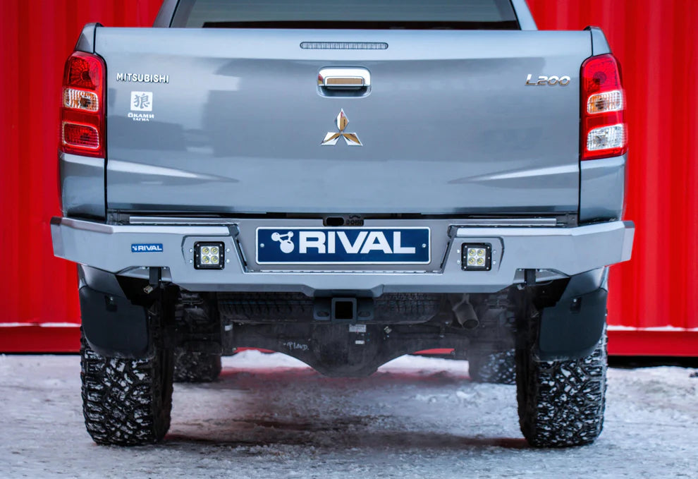 RIVAL Rear Aluminum Bumper Mitsubishi L200/Triton 2015-2019 - RIVAL 4x4 Middle East | Africa | Asia