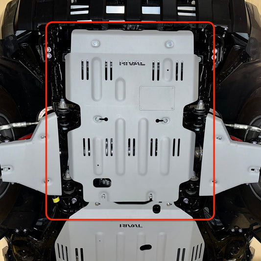 RIVAL Aluminum Engine Skid Plate Toyota Tacoma Hybrid 2024- - RIVAL 4x4  Asia | Middle East | Africa