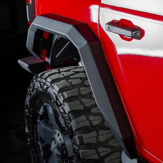 2D.2731.1 Aluminum Rear Fender Flares Jeep Wrangler JL - RIVAL 4x4 United States