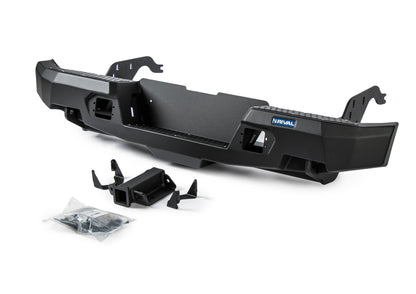 Aluminium Rear Bar with RIVAL Spotlights (Set of 2) – Ford Ranger PX1/PX2/PX3 (2011–2022)