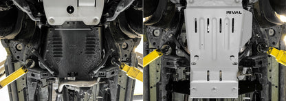 Aluminum Transmission & Transfer Case Skid Plate – Toyota Tacoma (2016–2023)