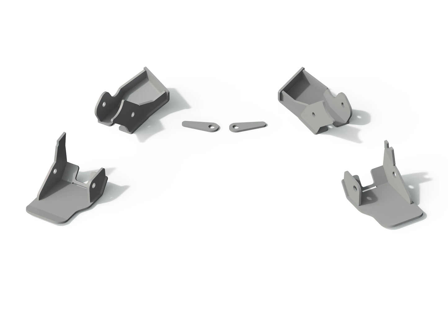 Aluminium Front & Rear Lower Control Arm Skid Plate – Jeep Wrangler JL (2018–Present)
