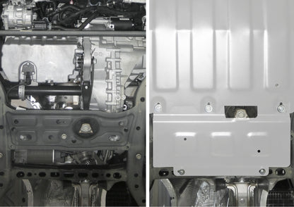 Aluminium Electric Steering Rack Motor Skid Plate – Volkswagen Crafter (2017–Present)