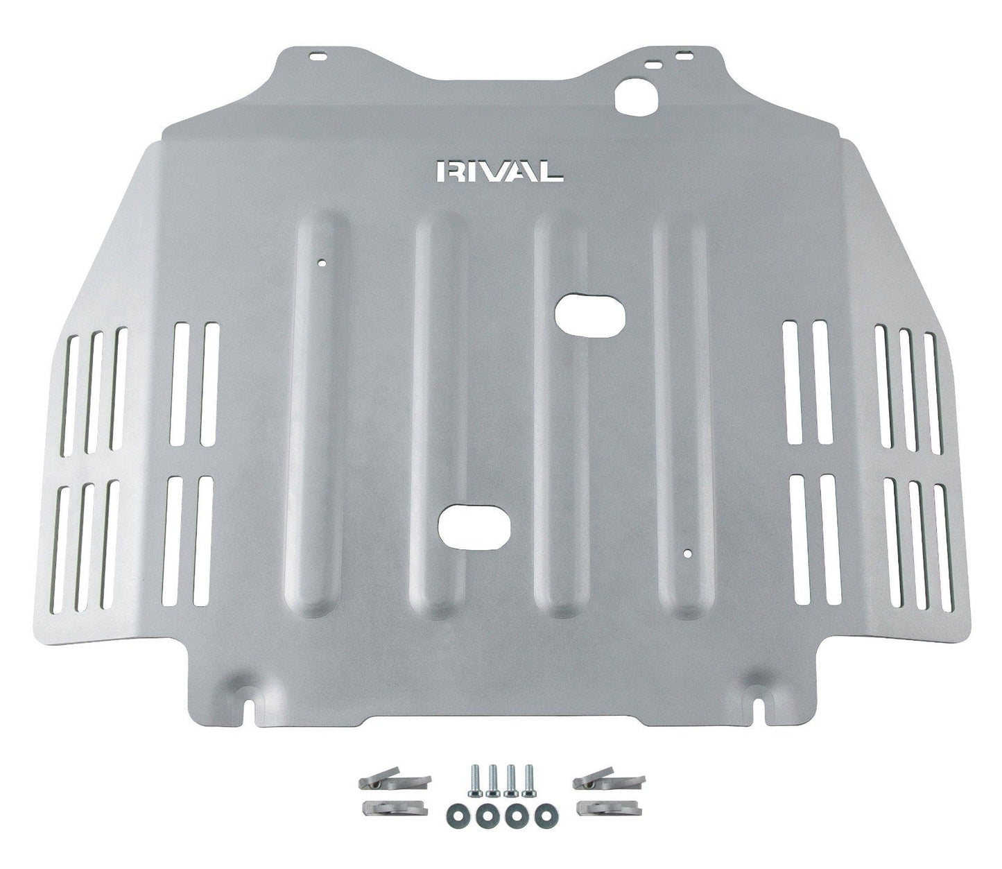 RIVAL Aluminum Skid Plate Toyota Tundra CrewMax 2021+ Transmission (excl. Hybrid) - RIVAL USA